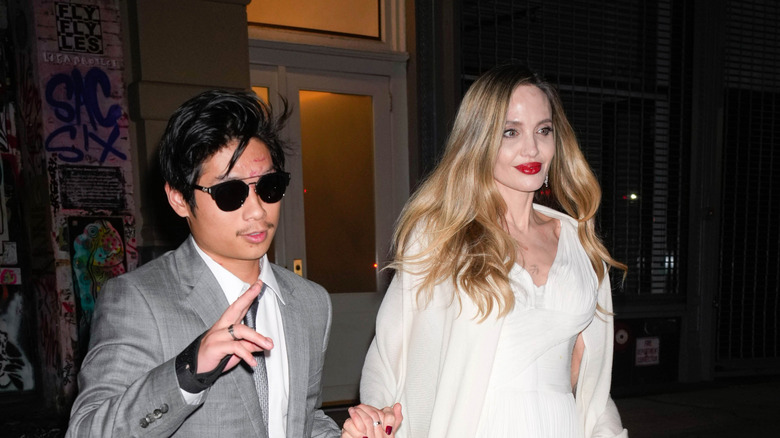 Angelina Jolie and son Pax Thien