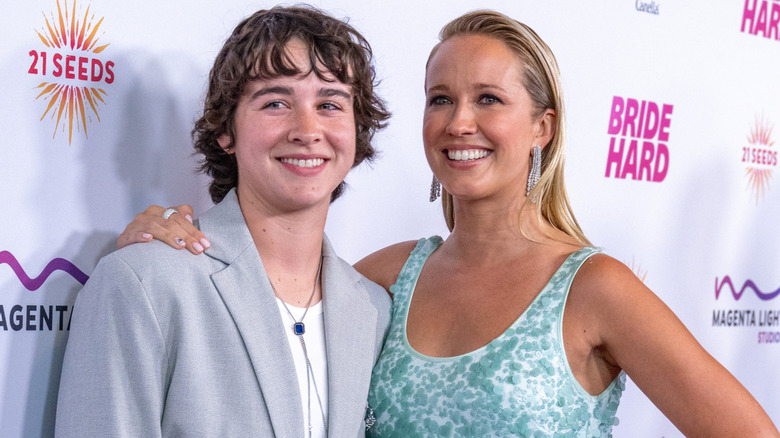 Jade Whipkey and Anna Camp at the June 2025 premiere of "Bride Hard"