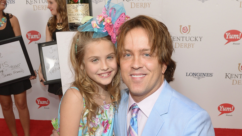 Larry and Dannielynn Birkhead at the Kentucky Derby in 2014
