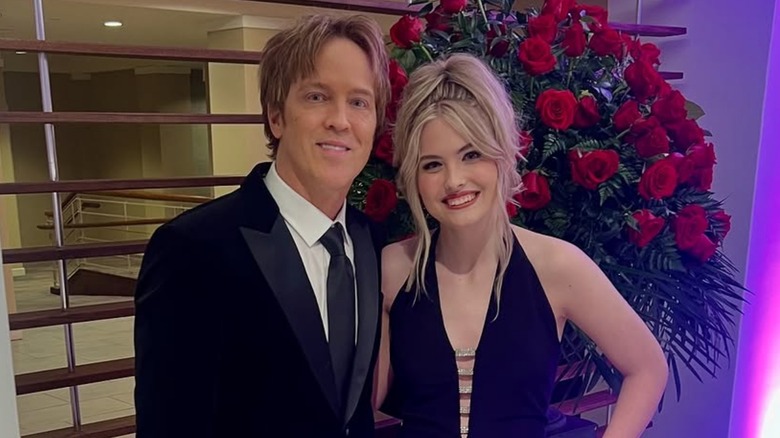 Larry and Dannielynn Birkhead smiling at the Barnstable Brown Gala in 2025