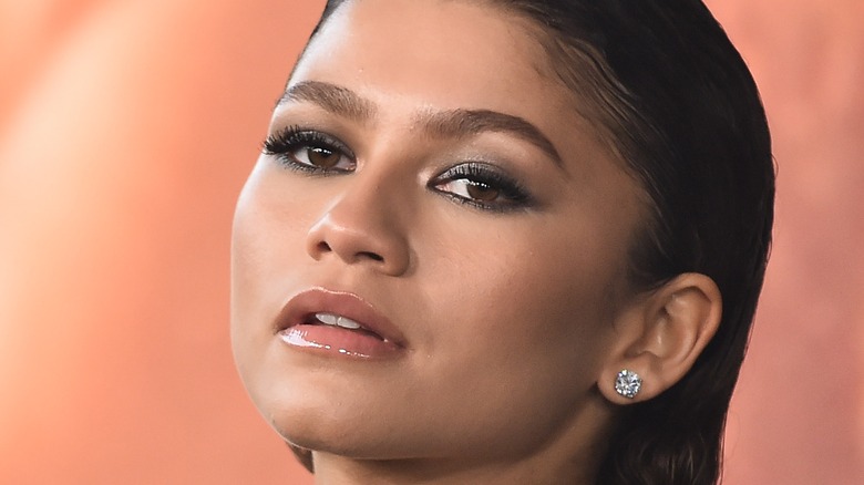 close up of Zendaya 