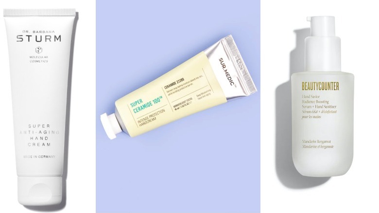 Three anti-aging hand cream options