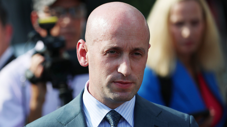 Stephen Miller looking downtrodden