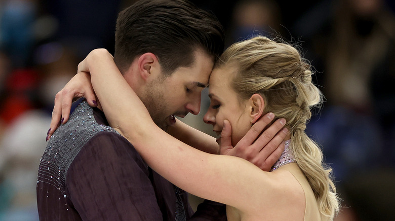 United States Olympic figure skating duo Madison Hubbell and Zachary Donohue
