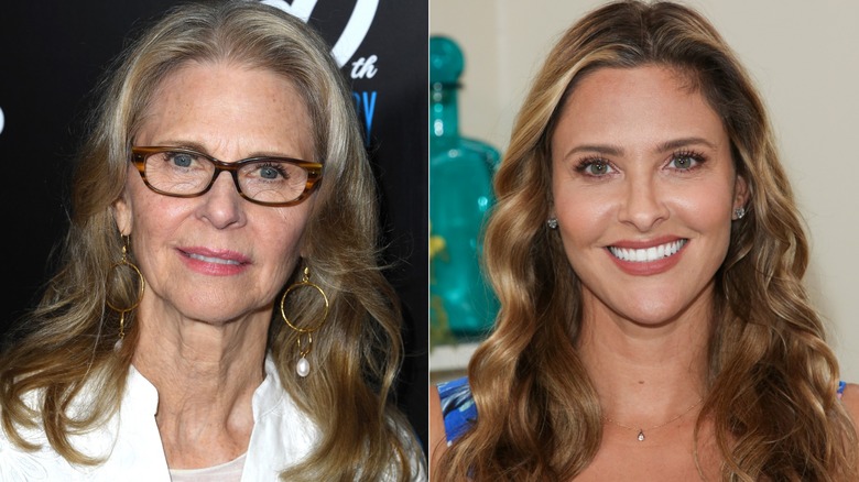 Split image of Lindsay Wagner and Jill Wagner