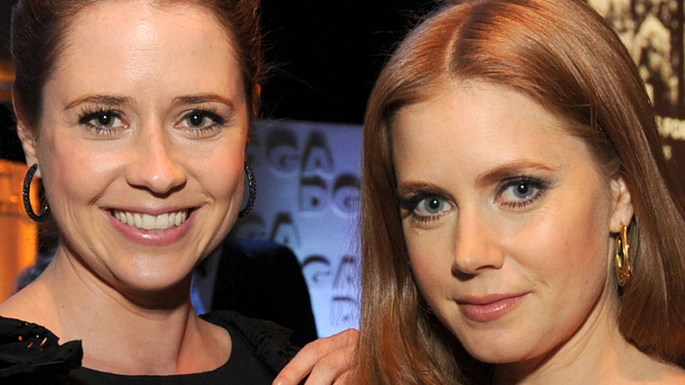 Jenna Fischer and Amy Adams at an event 