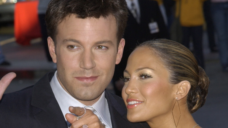 Jennifer Lopez and Ben Affleck on the red carpet