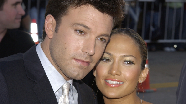 Ben Affleck and Jennifer Lopez on the red carpet