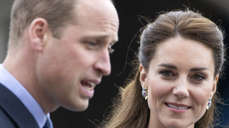 Prince William and Kate Middleton at an event.