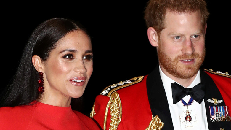 Prince Harry and Meghan Markle at event