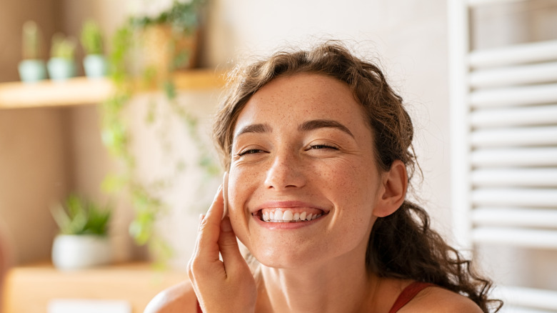 Woman with Healthy Skin 