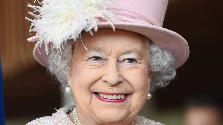 Queen Elizabeth smiling 