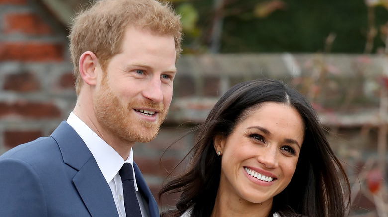 Prince Harry and Meghan Markle at a royal event