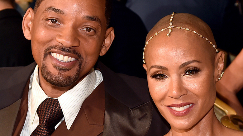 Will and Jada Pinkett Smith smiling