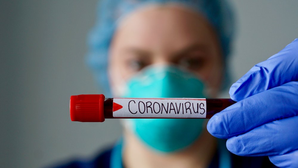 Nurse with coronavirus