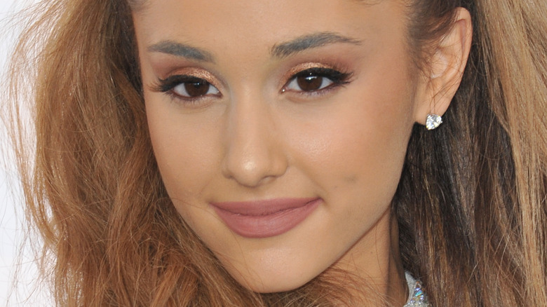 Ariana Grande smiling