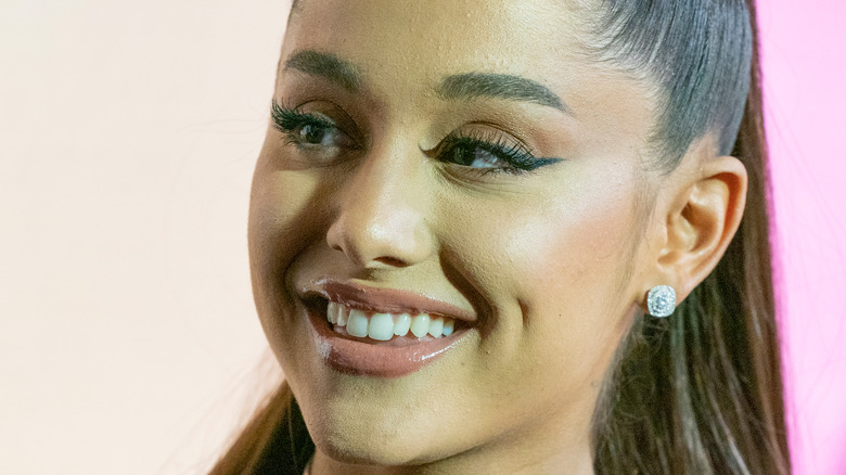 Ariana Grande smiling