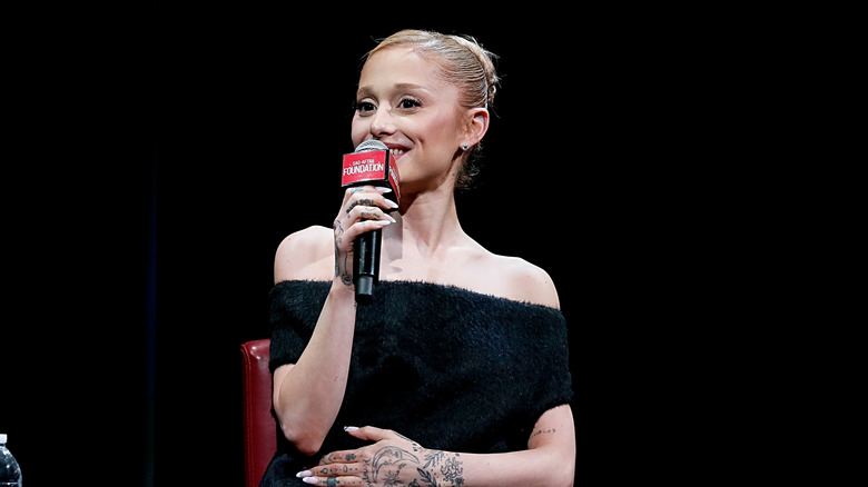 Ariana Grande at a screening of "Wicked"