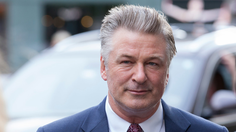 Alec Baldwin outside