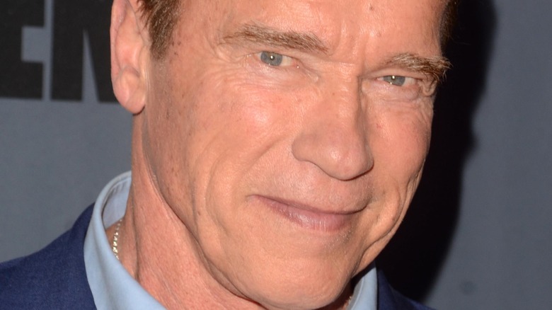 Arnold Schwarzenegger smiling 