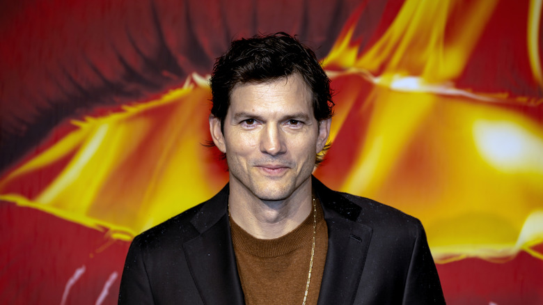 Ashton Kutcher on a red carpet