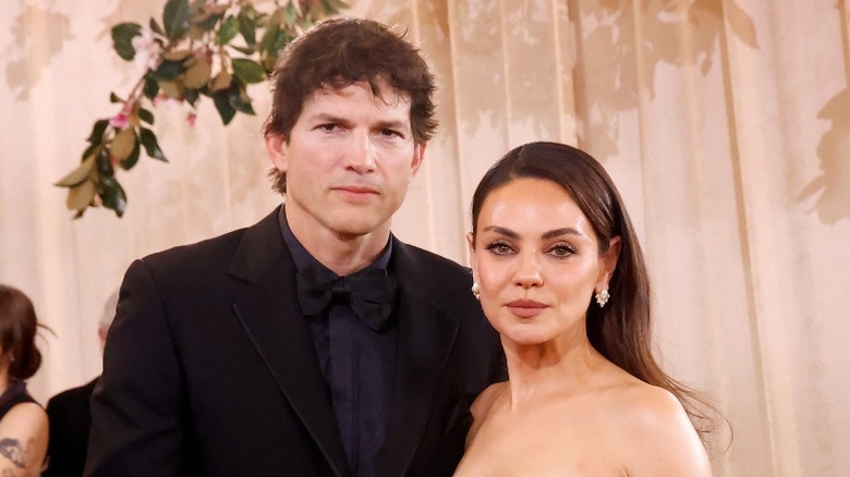 Ashton Kutcher and Mila Kunis attend the 83rd annual Golden Globe Awards in Beverly Hills, CA (2026)