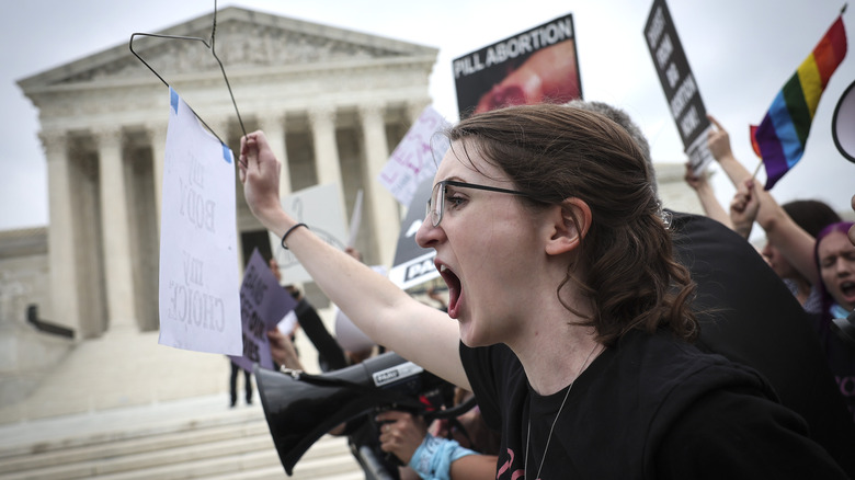 Pro-Choice protestors 