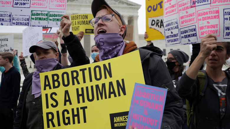 Pro-Choice Protestors 