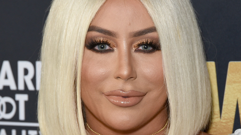 Aubrey O'Day on the red carpet