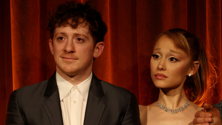 Ethan Slater and Ariana Grande formalwear