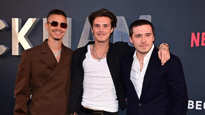 Romeo Beckham, Cruz Beckham, Brooklyn Beckham