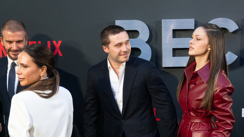 David Beckham, Victoria Beckham, Brooklyn Beckham, Nicola Peltz Beckham