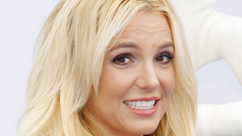 Britney Spears with funny expression