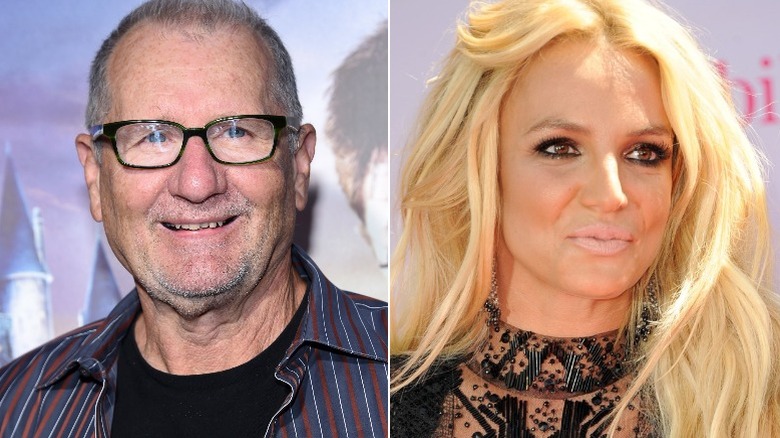 Ed O'Neill left, Britney Spears right