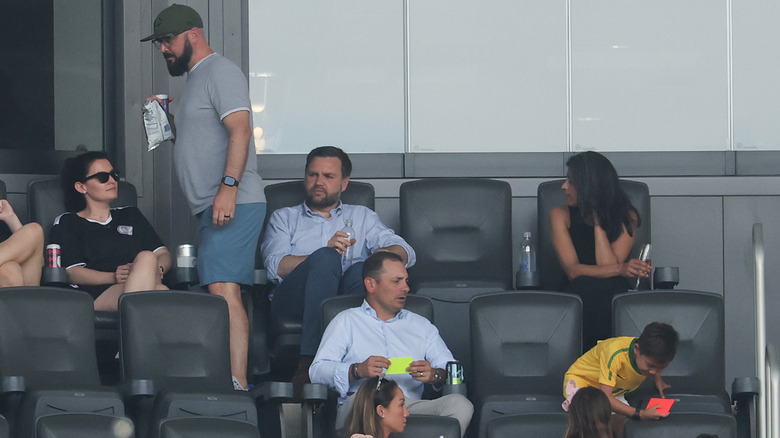 J.D. Vance, wife Usha Vance, and children attend FIFA Club World Cup match on June 25, 2025.