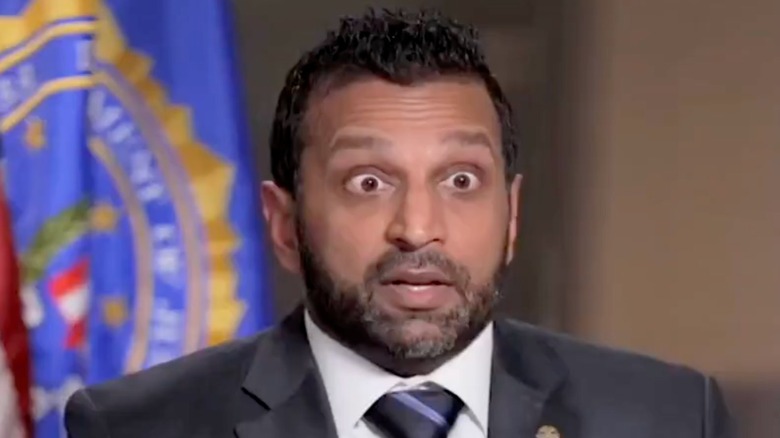 Kash Patel during an interview on Fox News