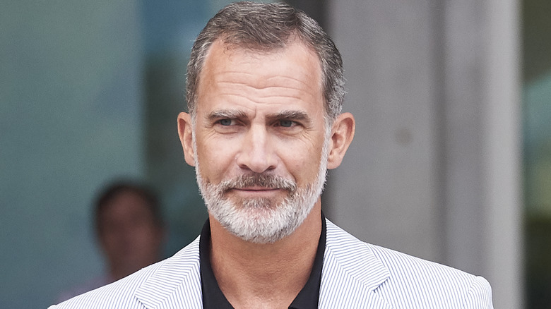 King Felipe close-up