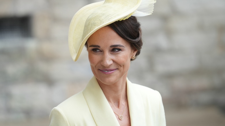 Pippa Middleton smiling at coronation