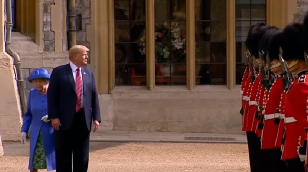 Donald Trump and Queen Elizabeth