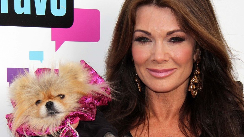 Lisa Vanderpump and dog