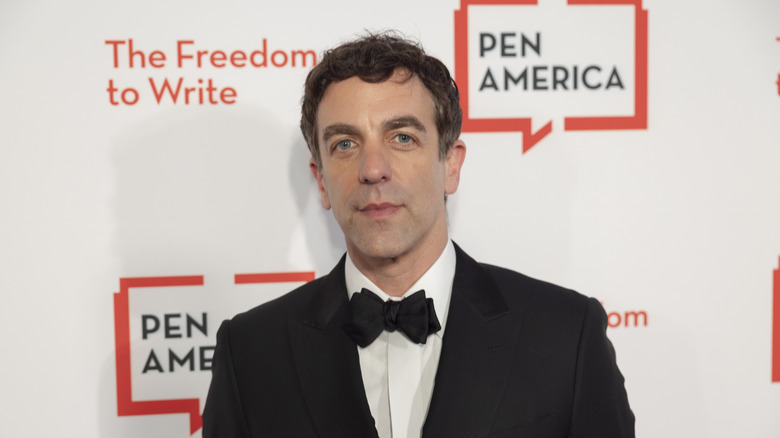 B.J. Novak posing at the PEN America 2026 Spring Literary Gala.