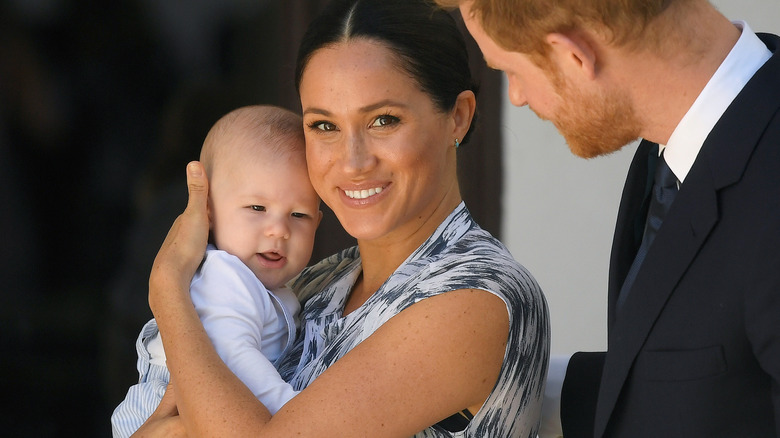 Baby Archie with parents Meghan Markle and Prince Harry