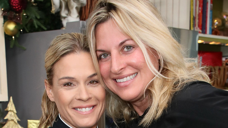 Cat Cora and Nicole Ehrlich together 