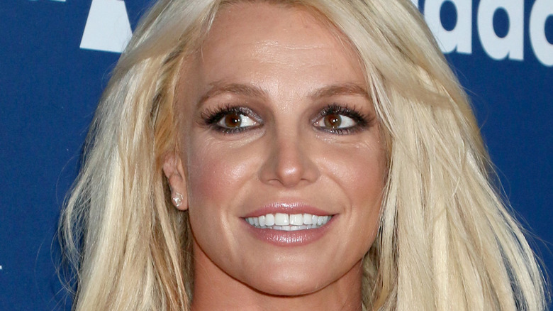 Britney Spears smiling