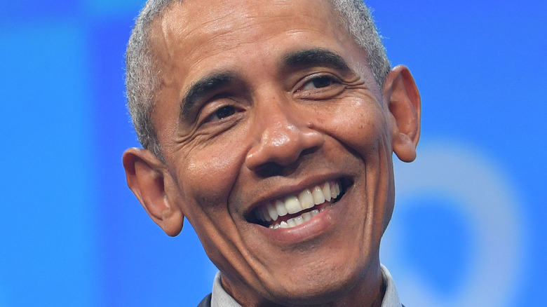 Barack Obama smiling