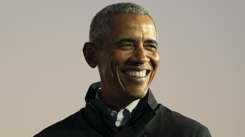 Barack Obama smiling