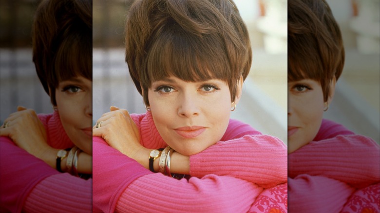 Barbara Feldon posing for a portrait in 1965