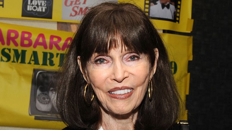 Barbara Feldon smiling at an event in 2018