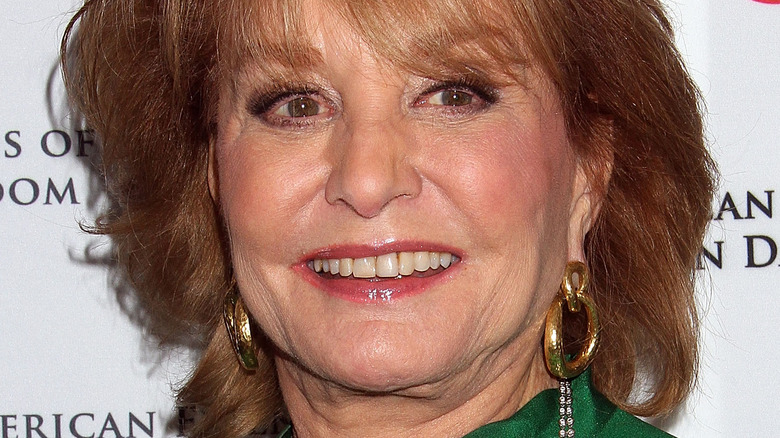 Barbara Walters smiling