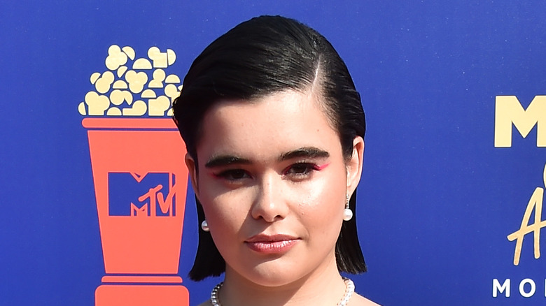 Barbie Ferreira poses on the red carpet